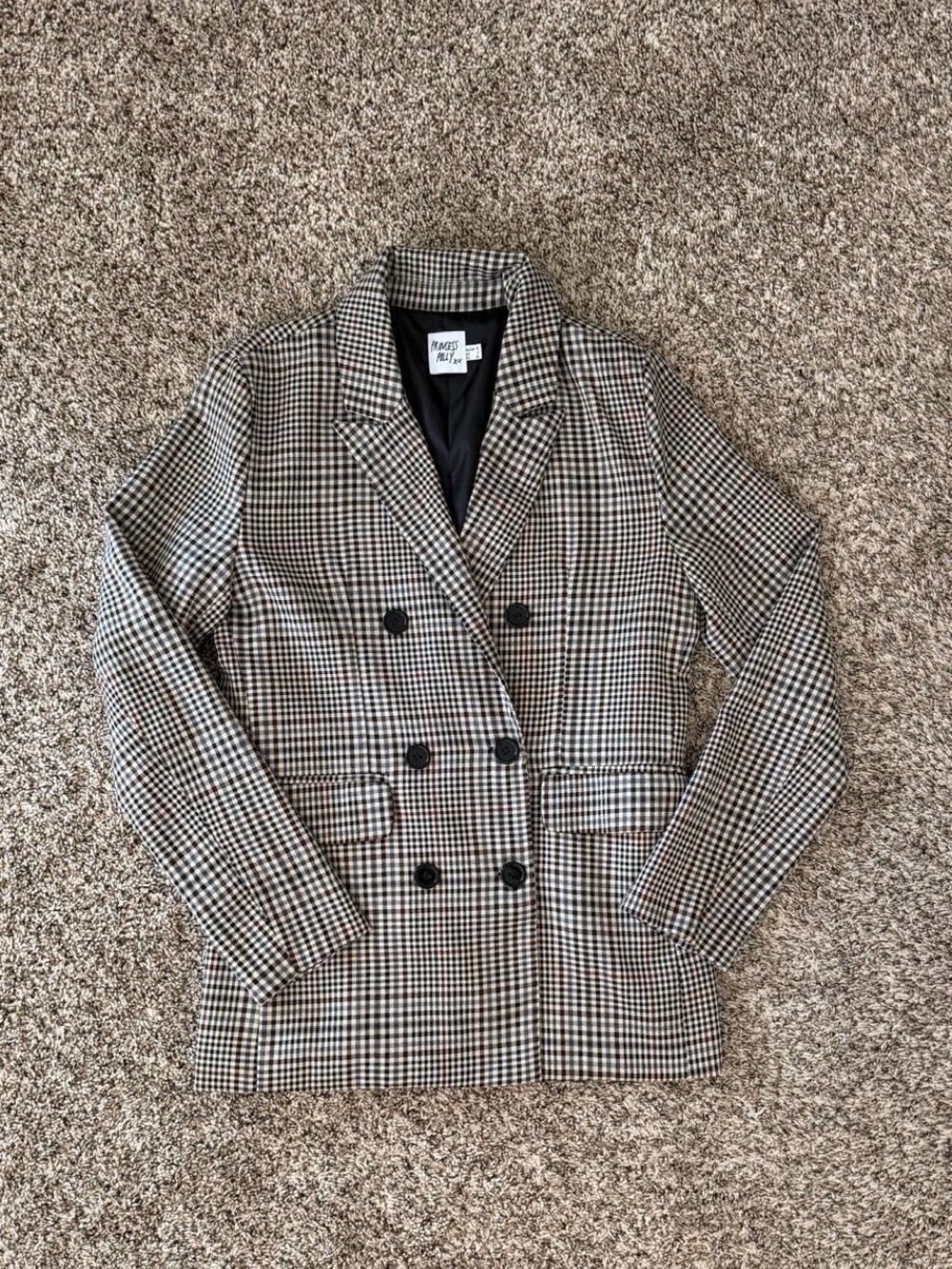 Princess Polly Mrs Nancy Blazer in Brown
